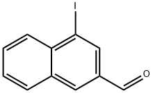 2-Naphthalenecarboxaldehyde, 4-iodo- Struktur