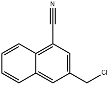 2-(Chloromethyl)-4-cyanonaphthalene 结构式