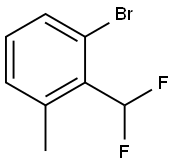 Benzene, 1-bromo-2-(difluoromethyl)-3-methyl- Struktur