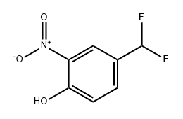 Phenol, 4-(difluoromethyl)-2-nitro- Structure