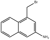 4-(Bromomethyl)naphthalen-2-amine Structure