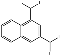 1,3-Bis(difluoromethyl)naphthalene Structure