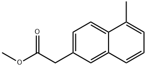 Methyl 1-methylnaphthalene-6-acetate 结构式