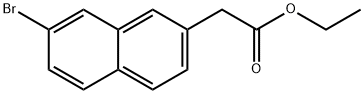 2-Naphthaleneacetic acid, 7-bromo-, ethyl ester Structure