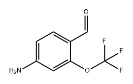 4-氨基-2-(三氟甲氧基)苯甲醛, 1261669-31-1, 结构式