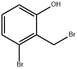 2-Bromo-6-hydroxybenzyl bromide Structure