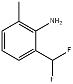 Benzenamine, 2-(difluoromethyl)-6-methyl- Structure