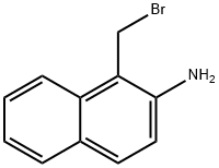 1-(Bromomethyl)naphthalen-2-amine Structure