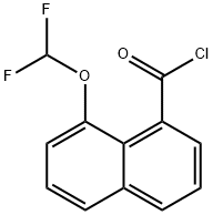 1-(Difluoromethoxy)naphthalene-8-carbonyl chloride Structure