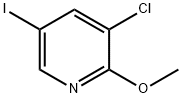 3-Chloro-5-iodo-2-methoxypyridine Structure