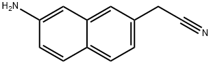 2-(7-Aminonaphthalen-2-yl)acetonitrile 化学構造式
