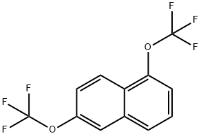 1,6-Bis(trifluoromethoxy)naphthalene Structure