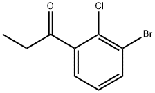 1-(3-bromo-2-chlorophenyl)propan-1-one Structure