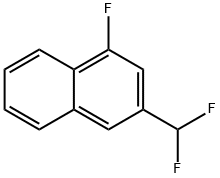 2-(Difluoromethyl)-4-fluoronaphthalene Structure