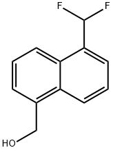 1-(Difluoromethyl)naphthalene-5-methanol Struktur