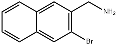 2-(Aminomethyl)-3-bromonaphthalene Struktur