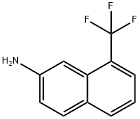 8-(Trifluoromethyl)naphthalen-2-amine Struktur