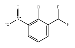 Benzene, 2-chloro-1-(difluoromethyl)-3-nitro- Structure