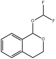 3,4-Dihydro-1-(difluoromethoxy)1H-2-benzopyran Structure