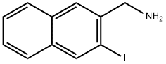 2-(Aminomethyl)-3-iodonaphthalene,1261747-26-5,结构式