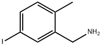 Benzenemethanamine, 5-iodo-2-methyl- Struktur