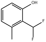 Phenol, 2-(difluoromethyl)-3-methyl- Struktur