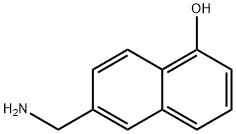 2-(Aminomethyl)-5-hydroxynaphthalene 结构式