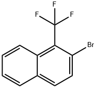 2-Bromo-1-(trifluoromethyl)naphthalene Structure