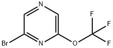 2-Bromo-6-(trifluoromethoxy)pyrazine Struktur
