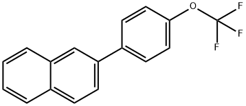 2-(4-(Trifluoromethoxy)phenyl)naphthalene Structure