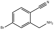 2-(氨甲基)-4-溴苯腈,1261775-64-7,结构式