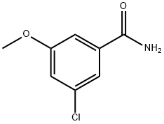 Benzamide, 3-chloro-5-methoxy- Struktur