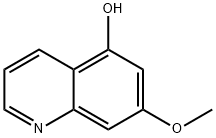 5-Quinolinol, 7-methoxy- 化学構造式