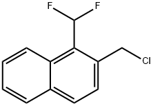 2-(Chloromethyl)-1-(difluoromethyl)naphthalene Struktur