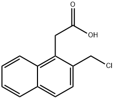 2-(Chloromethyl)naphthalene-1-acetic acid,1261786-95-1,结构式