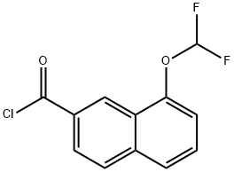 1261800-65-0 1-(Difluoromethoxy)naphthalene-7-carbonyl chloride