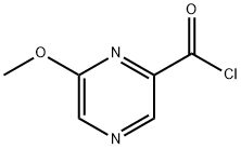 2-Pyrazinecarbonyl chloride, 6-methoxy- Structure