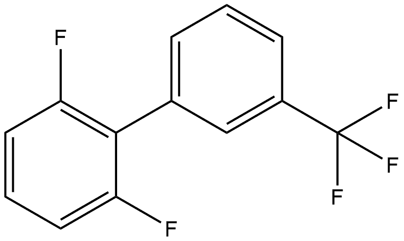 2,6-Difluoro-3'-(trifluoromethyl)-1,1'-biphenyl Structure