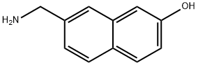 2-(Aminomethyl)-7-hydroxynaphthalene 结构式