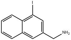 2-(Aminomethyl)-4-iodonaphthalene Struktur
