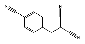 Propanedinitrile, 2-[(4-cyanophenyl)methyl]- 化学構造式