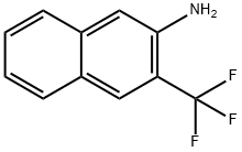 3-(Trifluoromethyl)naphthalen-2-amine 结构式