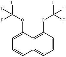 1,8-Bis(trifluoromethoxy)naphthalene Structure