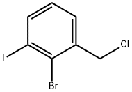 2-Bromo-3-iodobenzyl chloride Structure