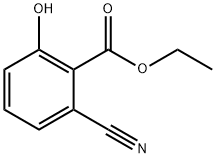 2-氰基-6-羟基苯甲酸乙酯 结构式