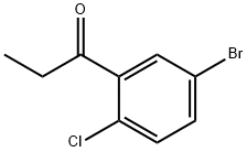 1-Propanone, 1-(5-bromo-2-chlorophenyl)- Structure