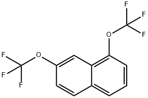 1,7-Bis(trifluoromethoxy)naphthalene Structure