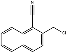 2-(Chloromethyl)-1-cyanonaphthalene Struktur