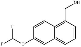 2-(Difluoromethoxy)naphthalene-5-methanol Struktur