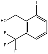 2-Iodo-6-(trifluoromethyl)benzyl alcohol Structure